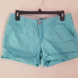 Midi twill shorts
